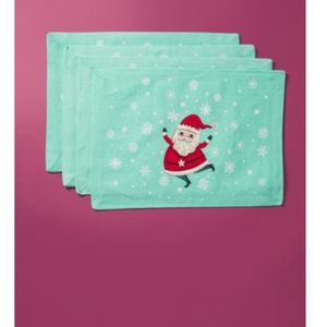 🎄  Johanna Parker Jolly Santa Claus placemats13X19"